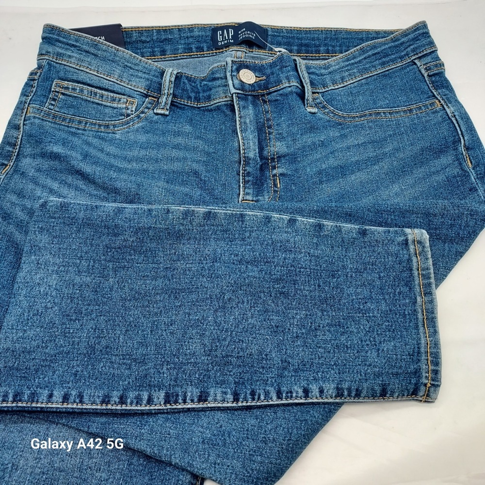 Gap Denim Favorite Jegging Mid Rise Super Skinny Jeans Medium Wash Size 8 NEW